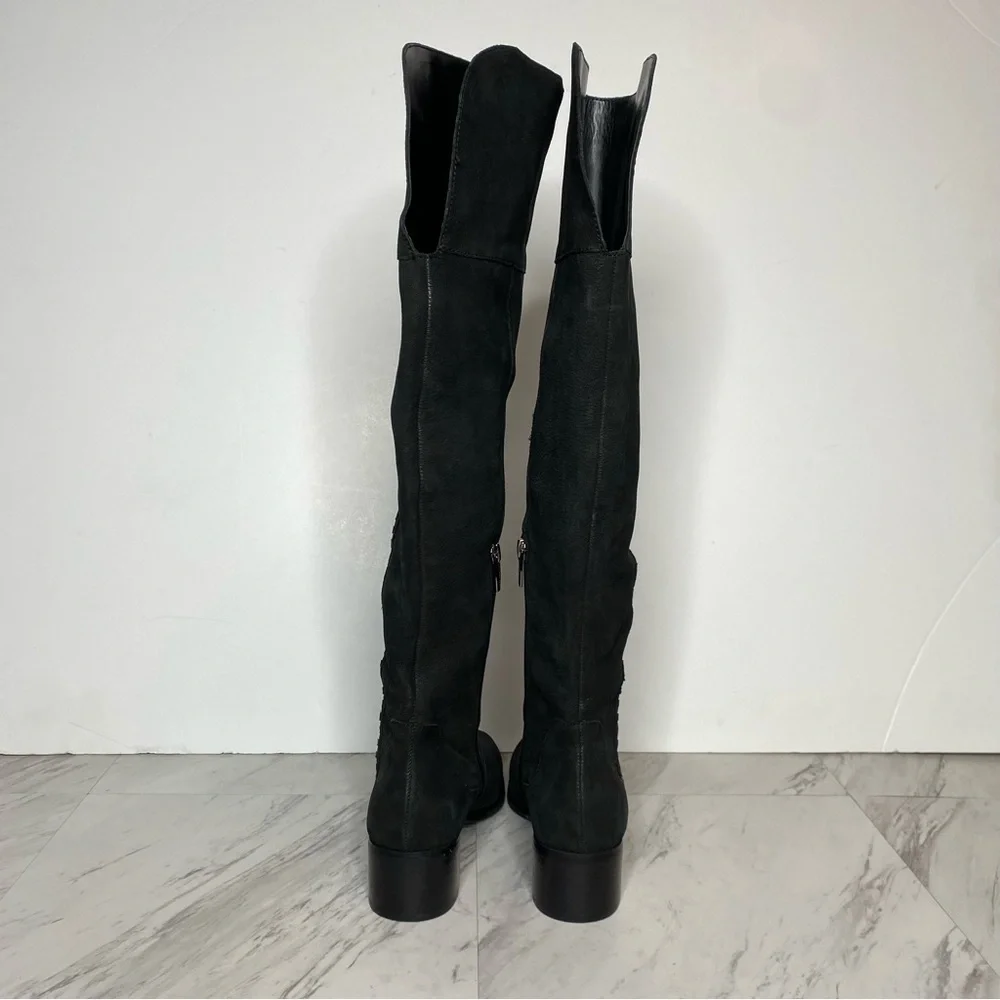Vince Camuto Black Kreston Over The Knee Boot 6 1/2 M
